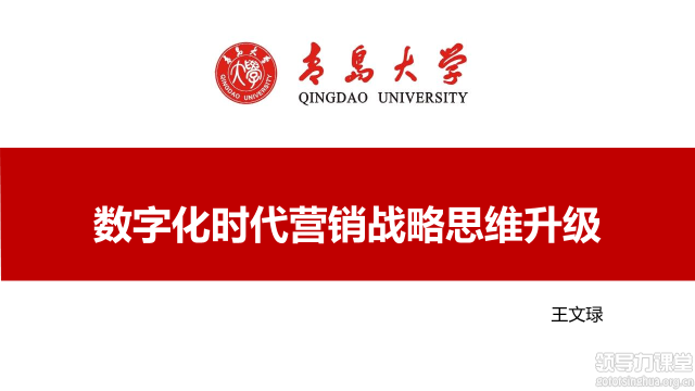 王文琭：數(shù)字化時(shí)代營(yíng)銷戰(zhàn)略的本質(zhì)是連接