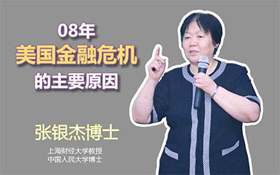 張銀杰:08年美國金融危機(jī)的主要原因